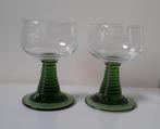Set van 2 vintage Roemer wijnglazen, Verzamelen, Glas en Borrelglaasjes, Ophalen of Verzenden, Zo goed als nieuw, Overige typen