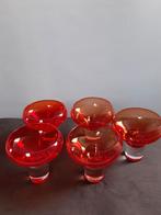 Retro Ikea Cocktailglazen - Oranje/Rood Verloop, Ophalen of Verzenden
