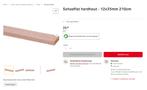 20 stuks Meranti schaaflat 12 x 35 mm 210 cm, Ophalen, Minder dan 25 mm, Nieuw, 200 tot 250 cm