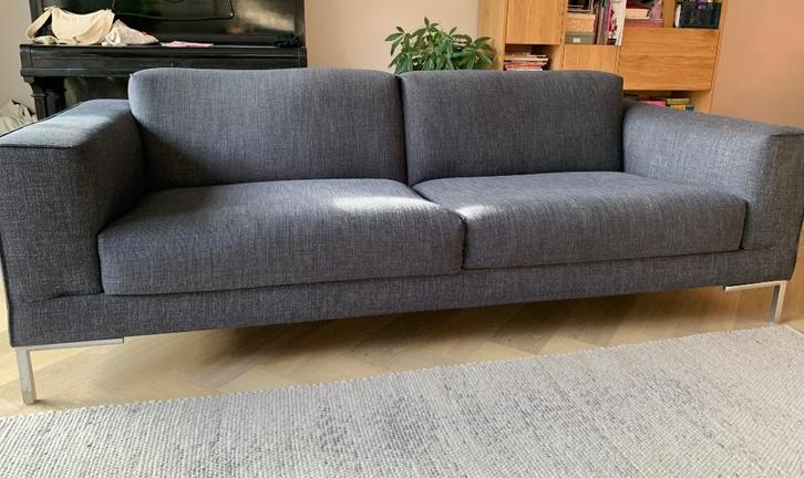 3-ZITS BANK  (Design on stock - Aikon bank), Huis en Inrichting, Banken | Bankstellen, Gebruikt, Rechte bank, Driepersoons, 200 tot 250 cm