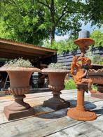Gietijzeren tuinvazen tuinvaas bloempot bloembak Louvre, Tuin en Terras, Ophalen, Nieuw