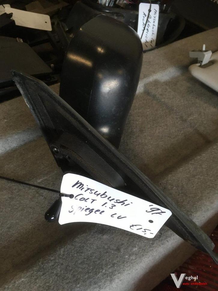 Mitsubishi Colt 1.3 buitenspiegel links bwjr '97, Auto-onderdelen, Spiegels, Gebruikt, Ophalen of Verzenden