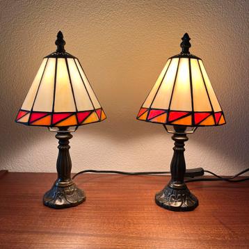 Set kleine Tiffany lampjes beschikbaar voor biedingen