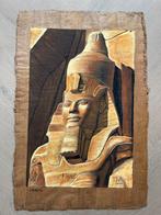 Egyptische afbeelding op papyrus van Adel Ghabbour, Ophalen