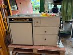 Keuken/ koelkast 12v gas en 230v Electrolux absorbsie, Caravans en Kamperen, Ophalen