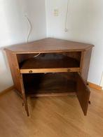 Tv Hoekmeubel - Hout, Huis en Inrichting, Kasten | Televisiemeubels, Ophalen, Gebruikt, 100 tot 150 cm, Eikenhout