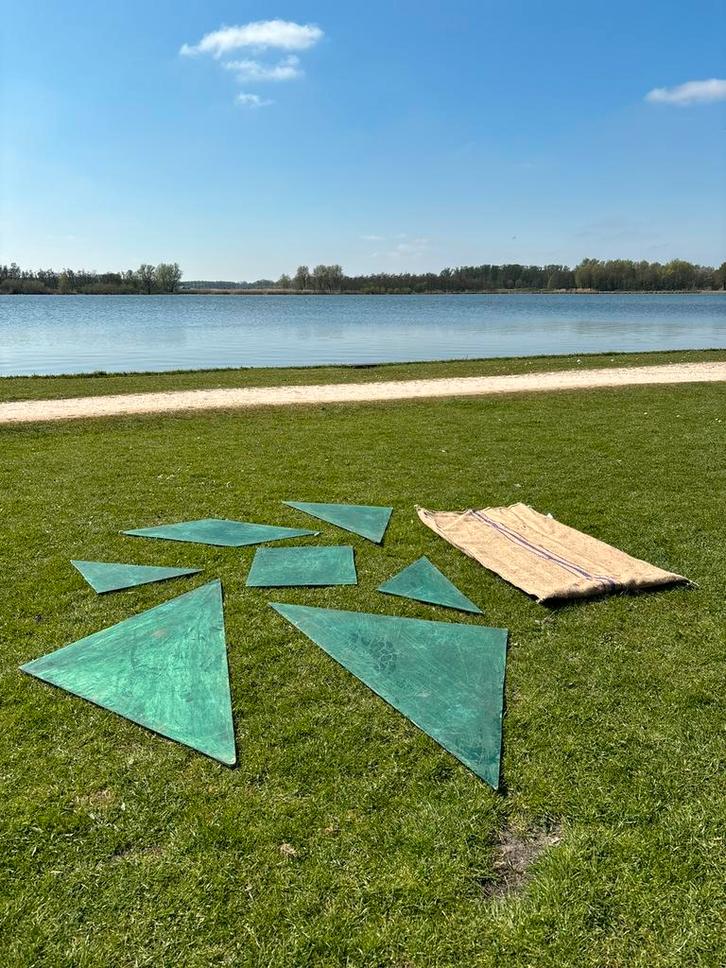 Tangram Vierkant XXL Puzzel, Hobby en Vrije tijd, Denksport en Puzzels, Nieuw, Legpuzzel, Minder dan 500 stukjes, Ophalen of Verzenden