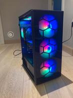 RGB Gaming/streaming PC, 16 GB, Met videokaart, 2,5tb, I5 10400