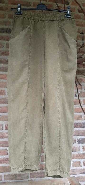 Broek Ischiko (Oska) Maat 1.(38/40).Olijfgroen.  Nieuw.  beschikbaar voor biedingen