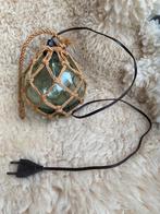 Vintage groene drijversbol, visvlotterbal lamp, Ophalen of Verzenden, Zo goed als nieuw