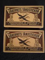 2 grote dozen Zwaluw lucifers bruin luciferdoos, Ophalen of Verzenden, Gebruikt, Luciferdoosjes of -merken