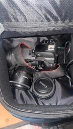 Canon eos 250D + 3 lenzen en canon tas!, Ophalen of Verzenden, Zo goed als nieuw, Canon, Geen optische zoom