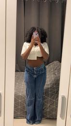 Fashion Nova straight leg spijkerbroek maat 5/S, Kleding | Dames, Spijkerbroeken en Jeans, Ophalen of Verzenden, Nieuw, Blauw
