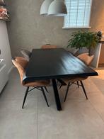 Mango houten keukentafel 100x200, Huis en Inrichting, Tafels | Eettafels, Ophalen, Gebruikt, 50 tot 100 cm, Vijf personen of meer