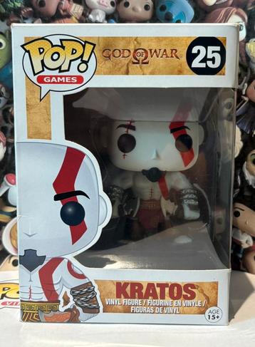 Funko pop Kratos 25 van God of War games beschikbaar voor biedingen