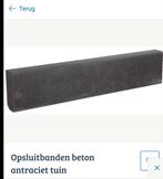 9 Betonnen opsluitbanden, kleur zwart/antraciet., Overige typen, Beton, Ophalen