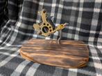 Stoere goud look handgemaakte tattoo-mancave decoratie, Ophalen of Verzenden, Gebruikt