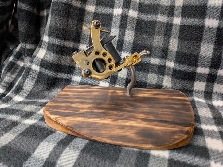 Stoere goud look handgemaakte tattoo-mancave decoratie, Huis en Inrichting, Woonaccessoires | Overige, Gebruikt, Ophalen of Verzenden