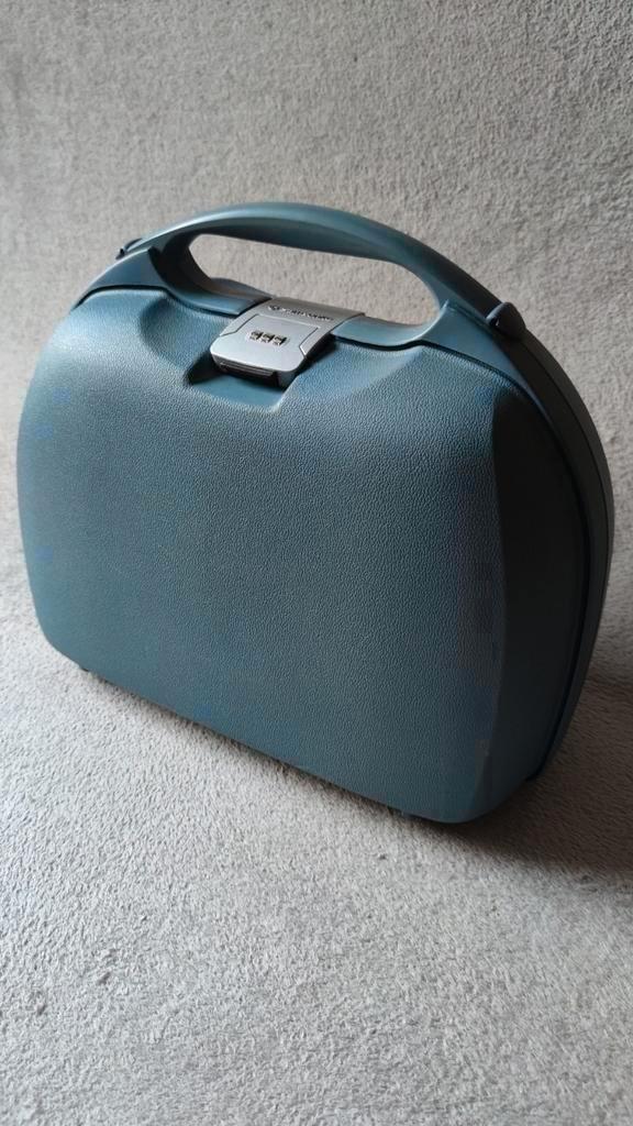TOPSTSAAT Samsonite beautycase - cijferslot - blauw, Sieraden, Tassen en Uiterlijk, Beautycases, Zo goed als nieuw, Blauw, Ophalen of Verzenden