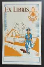 Scouting: EX LIBRIS "PADVINDSTER OP KAMPEMENT", Verzamelen, Scouting, Ophalen of Verzenden, Nieuw, Overige typen