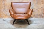 IZG staat leren Leolux Panta Rhei verstelbare relaxfauteuil, Huis en Inrichting, Fauteuils, Leolux, Leolux, 125 tot 150 cm, Design