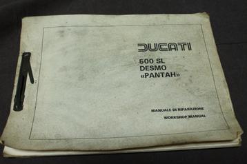 Ducato 500SL Desmo Pantah 1979 workshop manual 500 SL beschikbaar voor biedingen