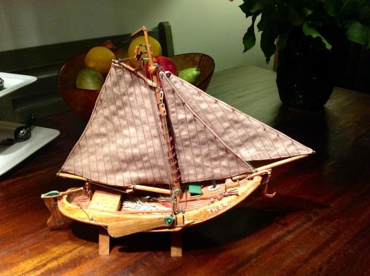 Hand gemaakt model Zeeuwse Hoogaars, Hobby en Vrije tijd, Modelbouw | Boten en Schepen, Nieuw, Ophalen of Verzenden