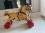 Vintage Houten Trekpaard Speelgoed, Ophalen of Verzenden
