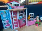 Barbie Huis met Zwembad en Meubels, Kinderen en Baby's, Speelgoed | Poppenhuizen, Ophalen of Verzenden, Gebruikt, Poppenhuis