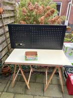 Gereedschapsbord, Doe-het-zelf en Verbouw, Werkbanken, Ophalen, Zo goed als nieuw, 70 tot 120 cm, Inklapbaar