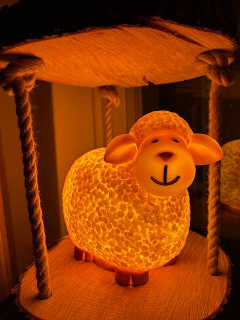 Heicolamp schaapje, lammetje., Huis en Inrichting, Lampen | Tafellampen, Zo goed als nieuw, Minder dan 50 cm, Kunststof, Ophalen