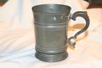 Engelse, tinnen bierbeker: Pint, Antiek en Kunst, Ophalen