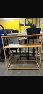 Bamboo wandtafel / sidetable 80 x 32 x 81 cm, Huis en Inrichting, Kasten | Dressoirs, Ophalen, Zo goed als nieuw, 25 tot 50 cm