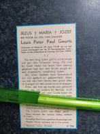 Kinder-bidprentje Meterik Venray Louis Geurts 1928 1942, Verzamelen, Ophalen, Bidprentje