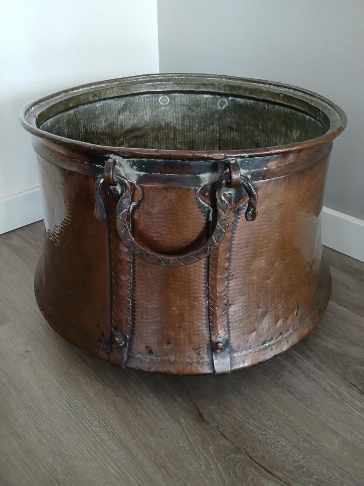rood koperen ketel, Antiek en Kunst, Antiek | Koper en Brons, Koper, Ophalen