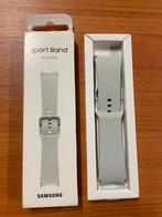 Samsung Sport Band (S/M) Galaxy Watch 6/6 Classic, Ophalen of Verzenden, Nieuw, Zilver, Android