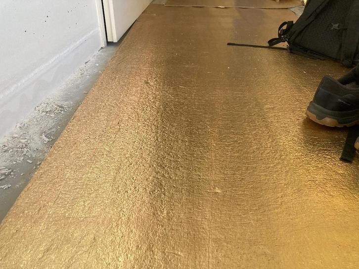 Ondervloer Spemi HD goud, 38 m2, 4 mm PE foam, Doe-het-zelf en Verbouw, Isolatie en Afdichting, Gebruikt, Vloerisolatie, Overige materialen