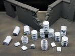 Set met 12 German oil drums & 5 jerry cans, 1:35, resin/3D, Ophalen of Verzenden, Nieuw, 1:35 tot 1:50, Diorama