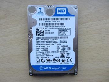 Western Digital Scorpio Blue 160GB 5400RPM SATA 3Gbps 8MB  beschikbaar voor biedingen