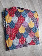 bedrukte tricot aziatische figuren stof lap, Ophalen, 120 cm of meer, Nieuw, Katoen
