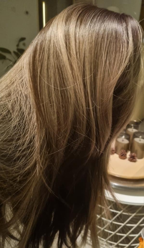 Mooie nieuwe pruik/haarwerk/wig. 22 inch, Sieraden, Tassen en Uiterlijk, Uiterlijk | Haarverzorging, Ophalen of Verzenden, Nieuw