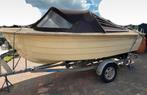 Clever classic 465 sloep met kanteltrailer ( VAARKLAAR), Watersport en Boten, Ophalen, 10 tot 30 pk, Gebruikt, 3 tot 6 meter