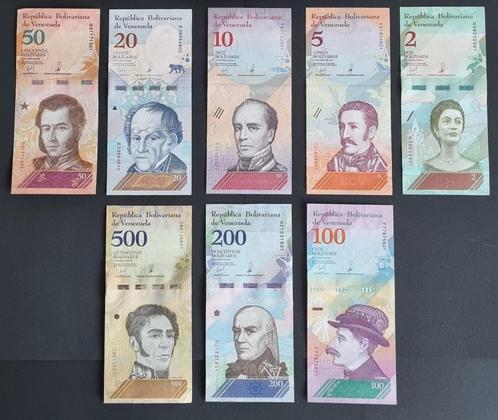 Venezuela bankbiljetten UNC set van 8 stuks 2018, Postzegels en Munten, Munten en Bankbiljetten | Verzamelingen, Bankbiljetten