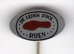 Speldje DE LEREN ZOOL RIJEN (A2)  KIJK OOK EENS NAAR MIJN ME, Verzamelen, Verzenden, Gebruikt, Overige onderwerpen