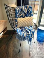 Rotan zwarte vlinderstoel, Huis en Inrichting, Stoelen, Ophalen, Bohemian / modern / scandinavisch / japandi, Zwart, Riet of Rotan