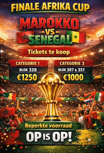 Finale Afrika Cup Marokko - Senegal