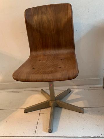 Thur op seat Pagholz vintage design kinder (bureau)stoel