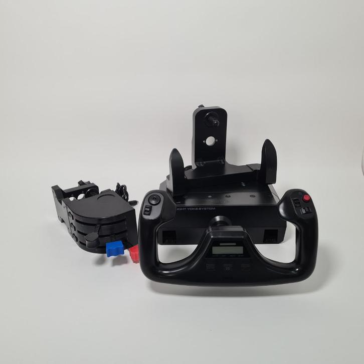 Saitek Pro Flight Yoke System met Throttle Quadrant, Computers en Software, Joysticks, Gebruikt, Ophalen of Verzenden