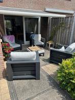 Luxe lounge stoelen (4), Tuin en Terras, Tuinsets en Loungesets, Ophalen, 4 zitplaatsen, Bijzettafel, Loungeset
