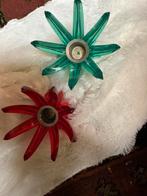 Twee gave vintage kaarsen standaards, Antiek en Kunst, Ophalen of Verzenden